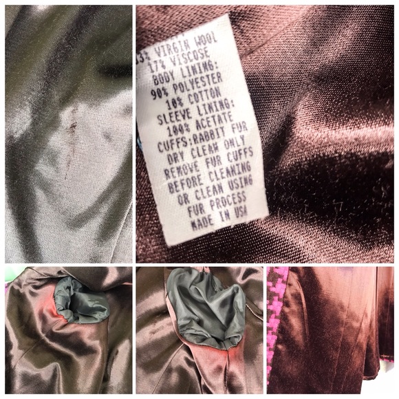 Nanette Lepore Houndstooth Wool Blend Coat - Picture 8 of 8